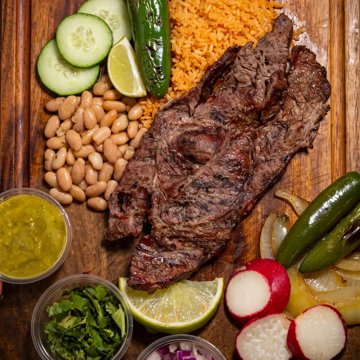 Plate of Meat — Tacos a La Leña, Stockton CA