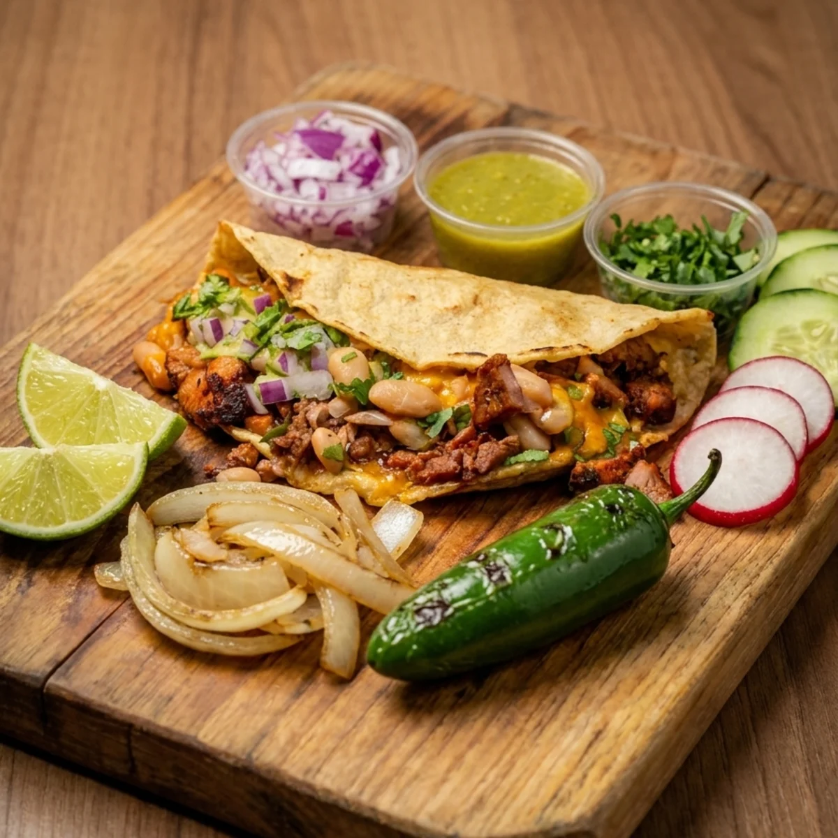 Quesadilla — Tacos a La Leña, Stockton CA